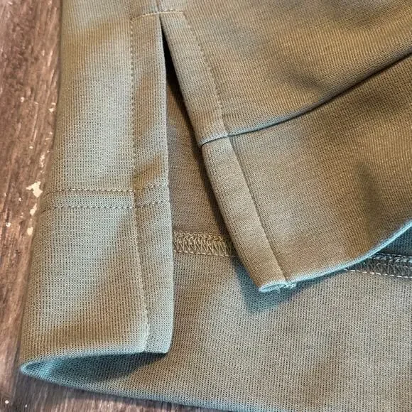 Men's Nike Dri-Fit Split Hem Hoodie Sweatshirt Olive Green, X-Large - Picture 5 of 11